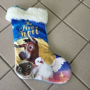 2017 NWT Sony Picture The Star Christmas Holiday Stocking The First Noel